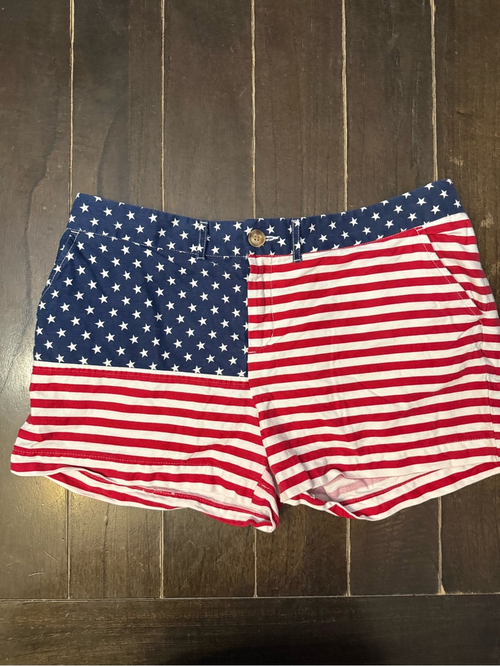 Chubbies The Miss Mericas Womens 14 American Flag Shorts 2” Inseam USA Made